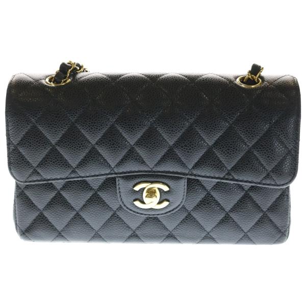 CHANEL シャネル　キャビアスキンショルダーバッグ⭐︎マトラッセ CHANEL（シャネル） マトラッセ23 キャビアスキン Wフラップ チェーン