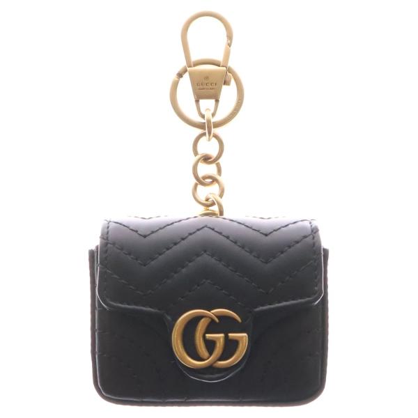 GUCCI（グッチ） GGマーモント キーチェーン 小物入れ バッグチャーム