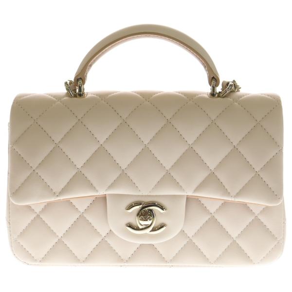CHANEL（シャネル） マトラッセ トップハンドル ミニフラップバッグ