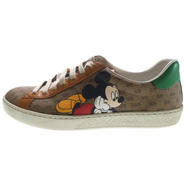 GUCCI（グッチ） ×ディズニー エース マイクロGG キャンバス ミッキー