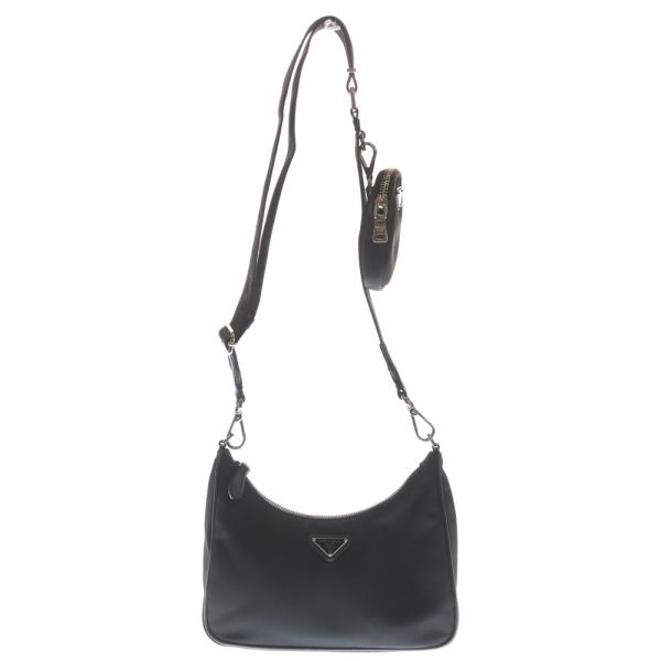★3日以内返品可★ 美品 PRADA プラダ Re-Nylon ロゴ ショルダーバッグ フィオルダリーゾ 1BH204 2wayショルダーバッグ グレー ナイロン レディース PRADA - ☆3日以内返品可☆ 美品 PRADA プラダ Re-Nylon ロゴ