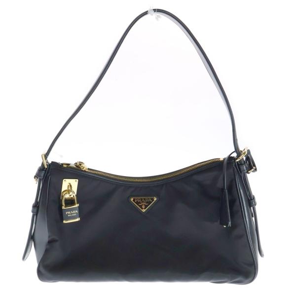 PRADA プラダ エメ テスート ワンショルダーバッグ ブラック ナイロン