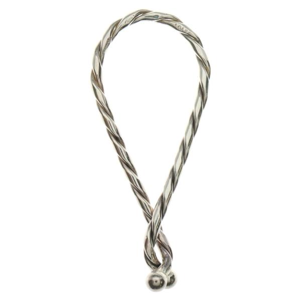 TIFFANY&Co ティファニー ツイスト キーリング キーホルダー シルバー