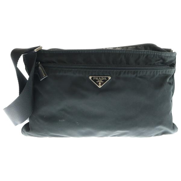PRADA（プラダ） トライアングルロゴプレート ナイロン レザー