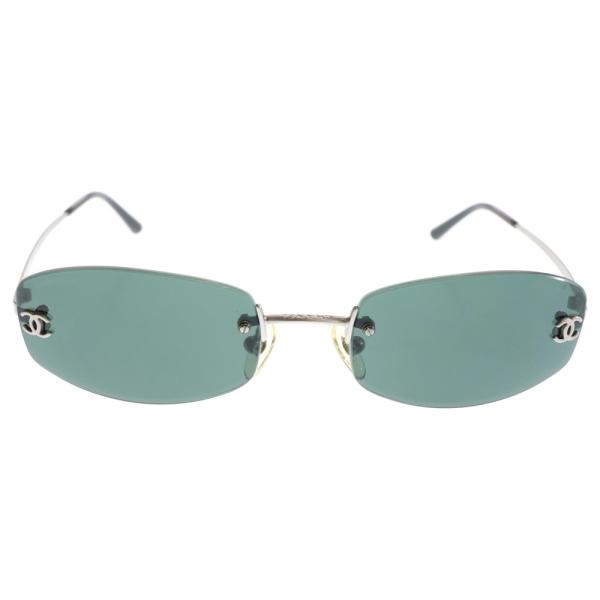 CHANEL シャネル リムレス サングラス ココマーク 4002 グリーン CHANEL シャネル リムレス サングラス ココマーク 4002 グリーン