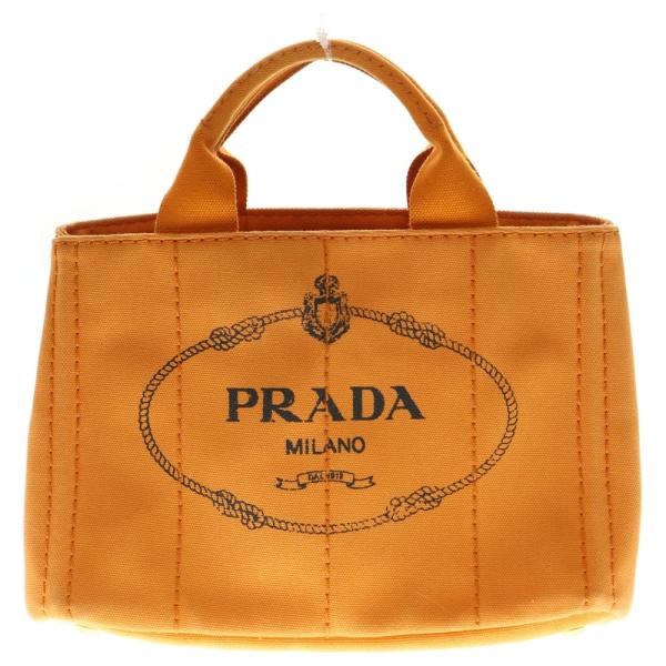 PRADA（プラダ） カナパ ミニ トライアングルロゴプレート キャンバス