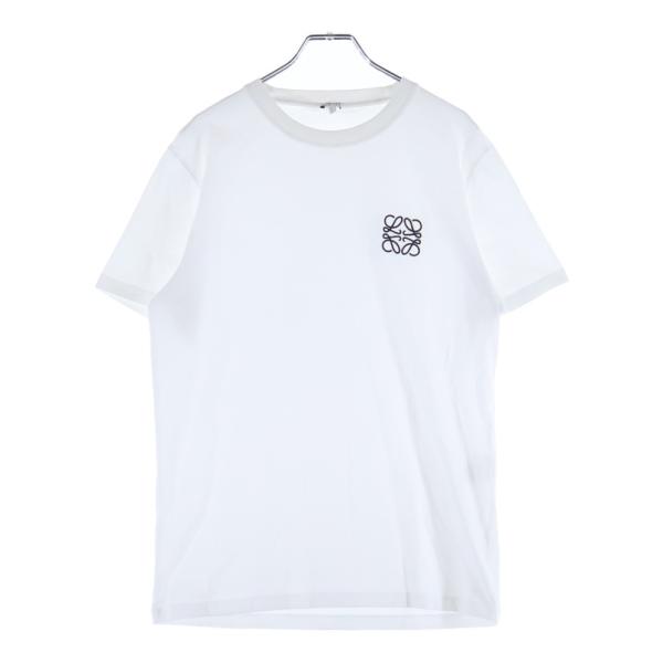 LOEWE（ロエベ） アナグラムロゴ刺繍 クルーネック 半袖Tシャツ