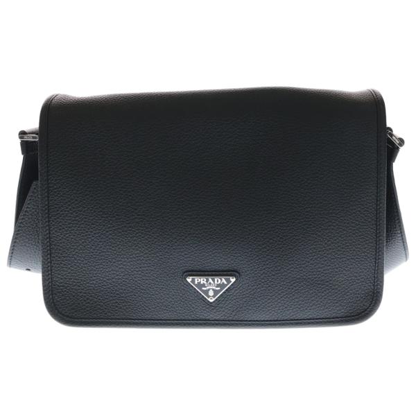 PRADA（プラダ） トライアングルロゴ ショルダーバッグ ブラック