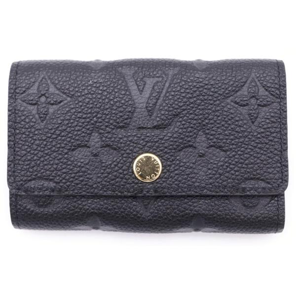 ルイヴィトン キーケース アンプラント 黒 ブラック 6連フック 男女兼用 IC LOUIS VUITTON（ルイ・ヴィトン） モノグラム アンプラント