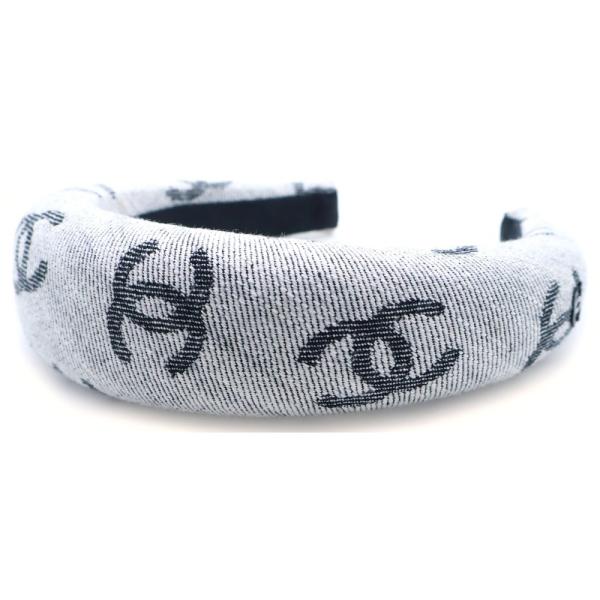 CHANEL（シャネル） ココマーク カチューシャ ヘアバンド 22S ホワイト