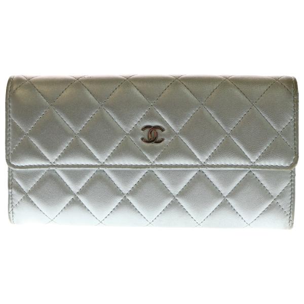 CHANEL（シャネル） マトラッセ 二つ折り長財布 ロングウォレット