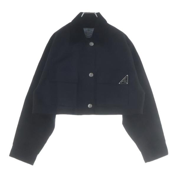 PRADA（プラダ） Re Nylon トライアングルロゴ プレート クロップド