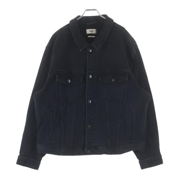 KITH キス ダメージ加工デニムジャケット ジージャン XL ブラック メンズ KITH（キス） コットン デニムジャケット ブラック 24-011-060-0002-7