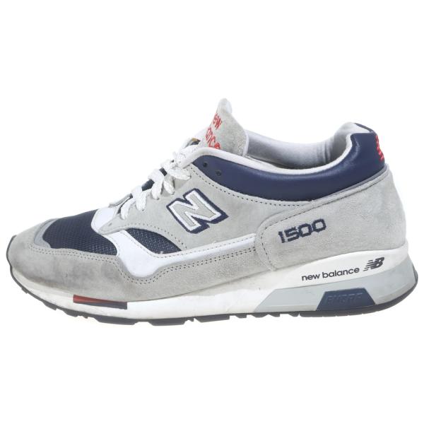 New Balance ニューバランス 30周年 M1500GNW スエード メッシュ ローカットスニーカー グレー/ネイビー US8/ 26cm