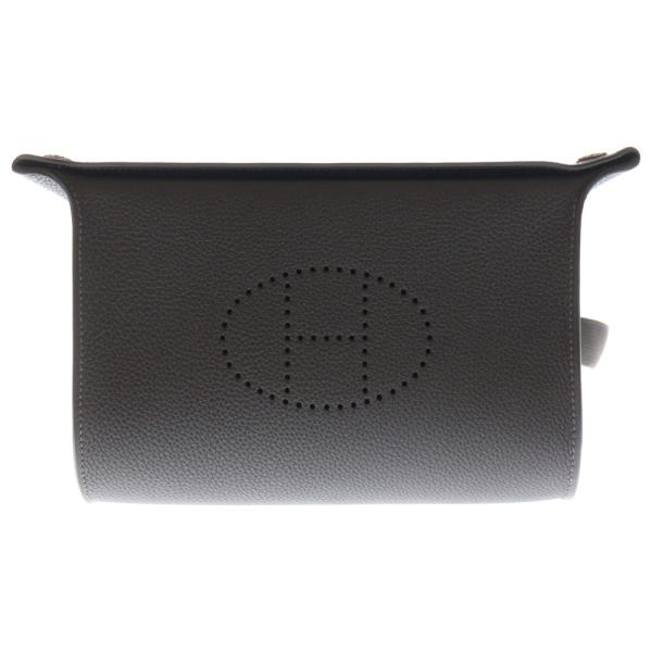 HERMES（エルメス） ヴィドポッシュ トゴ シルバー金具 ブラウン系 K