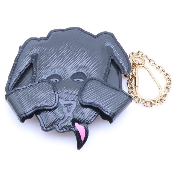 LOUIS VUITTON ルイヴィトン エピ キャットグラム 二つ折り財布 バッグチャーム キーホルダー ブラック レザー M63897 ゴールド金具 LOUIS VUITTON（ルイ・ヴィトン） エピ キャットグラム 二つ折り財布