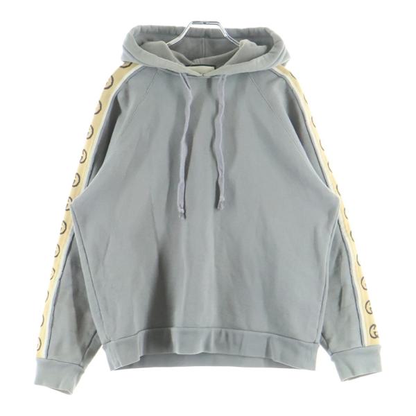美品！　GUCCI グレー フード付きパーカー お値下げ‼️パーカー GUCCI グレー グレー 90センチ 【公式通販】