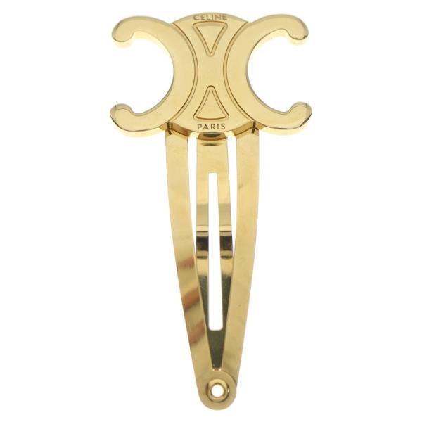 CELINE ヘアピン　ゴールド CELINE（セリーヌ） トリオンフ ヘアピン ゴールド GP ヘア