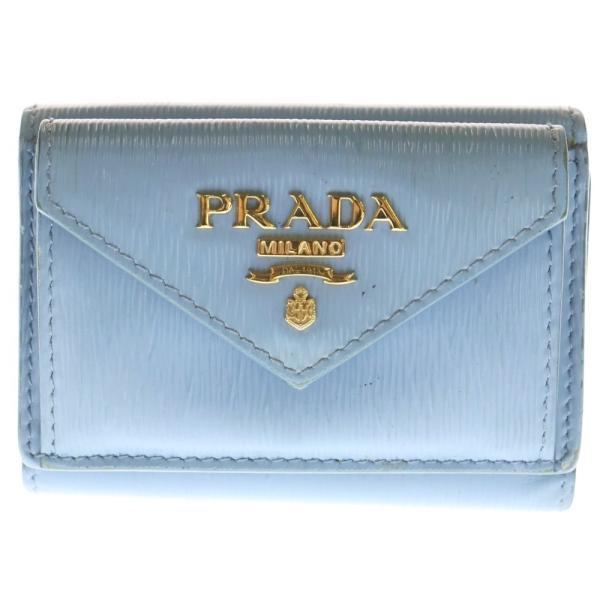 PRADA（プラダ） サフィアーノ 三つ折り財布 コンパクトウォレット