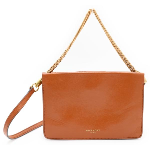 GIVENCHY（ジバンシィ） チェーンショルダーバック ブラウン レザー