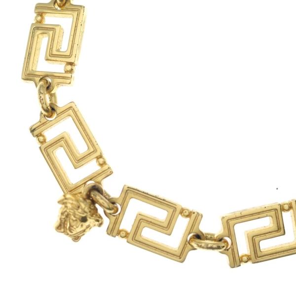 希少　ヴェルサーチ メデューサ グレカ ネックレス ゴールドチェーン VERSACE（ヴェルサーチェ） ヴェルサーチ メデューサ グレカ チェーン