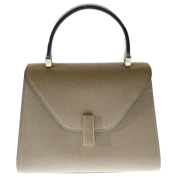 Valextra ヴァレクストラ イジィデ ミニ レザー 2WAY ハンド ショルダー バッグ ゴールド金具 ベージュ レディース Valextra（ヴァレクストラ） ハンドバッグ 2WAY ISIDE MINI イジィデ