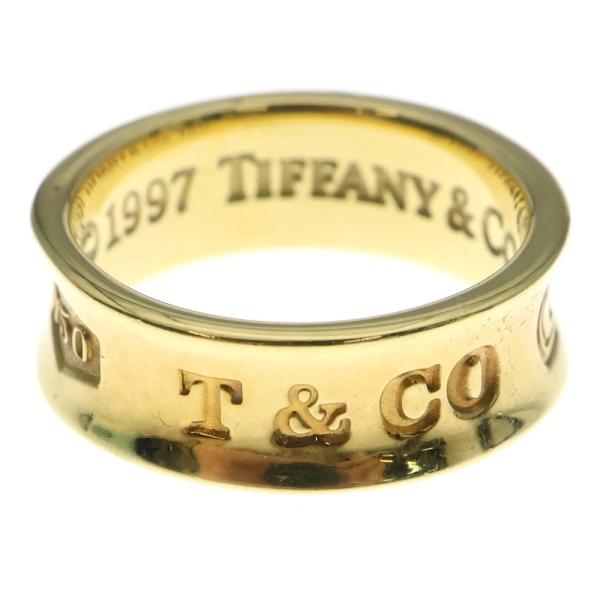 ティファニー　ナローリング　k18 イエローゴールド TIFFANY&Co ティファニー 1837 ナローリング 指輪 K18YG