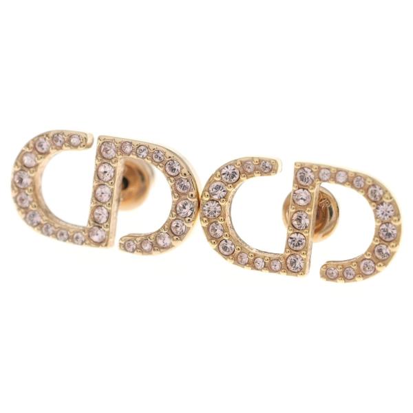DIOR ディオール PETIT CD スタッドピアス GP ピンクゴールド : BRING