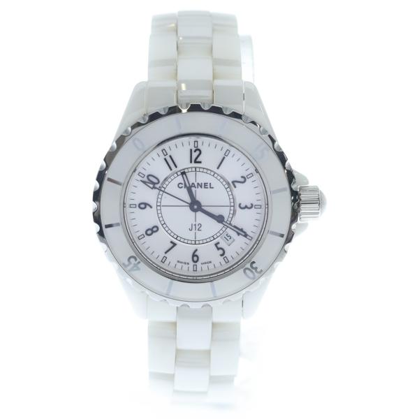 CHANEL（シャネル） J12 デイト SE/QZ 白セラミック クォーツ 電池式