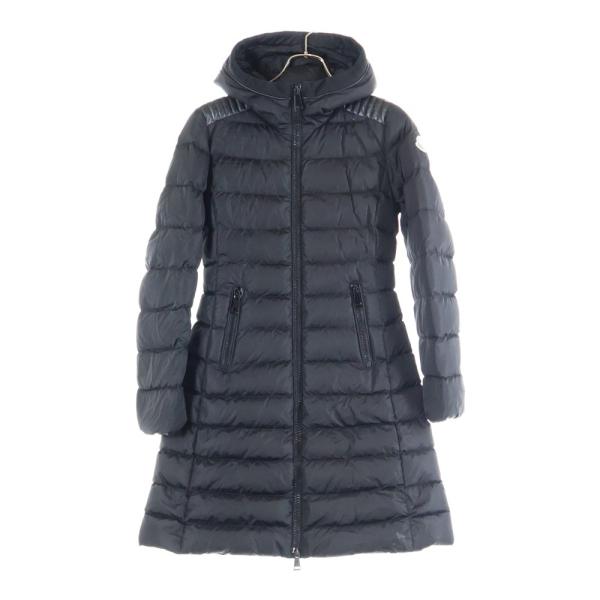 美品★ モンクレール　TALEVE 0 レディース　ロング ブラック　3D157 MONCLER / モンクレール | TALEVE / タレブ ダウンコート フーディ | 2