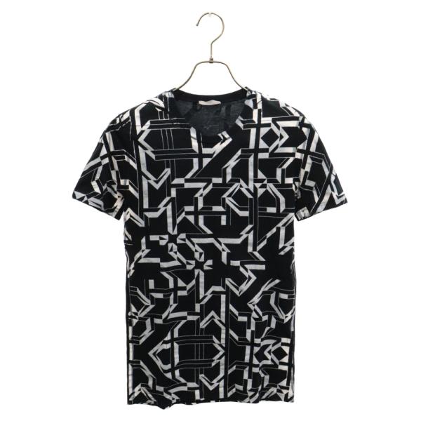 Dior HOMME ディオールオム 07AW エディ期 総柄 ペンキ加工半袖 