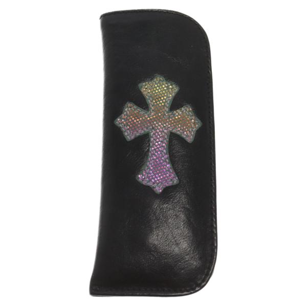 CHROME HEARTS クロムハーツ クロスパッチ アイウェアケース マルチ  