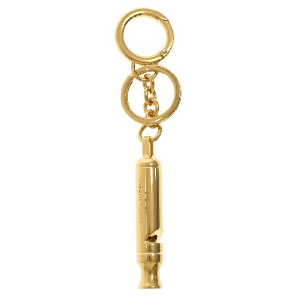 SAINT LAURENT PARIS キーホルダー　タッセル 即発送】◇SAINT LAURENT◇モノグラム YSLロゴ キーリング