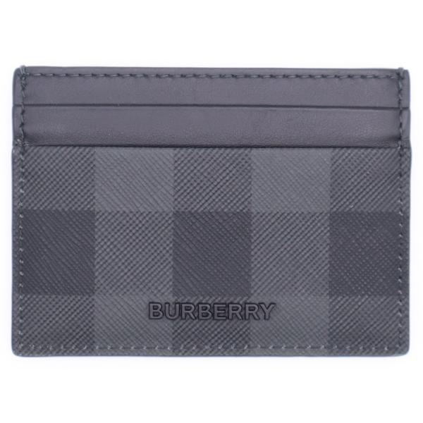BURBERRY（バーバリー） チェック レザー カードケース ブラック