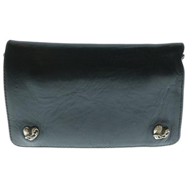 CHROME HEARTS（クロムハーツ） 1ZIP 1ジップハートボタンレザー