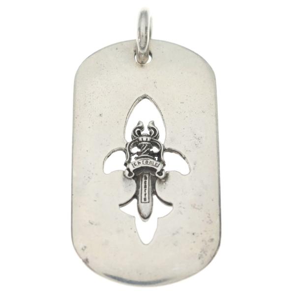 Chrome Hearts フレアダガー ドッグタグ ラージ ネックレストップ CHROME HEARTS（クロムハーツ） D TAG LRG ラージドッグタグ