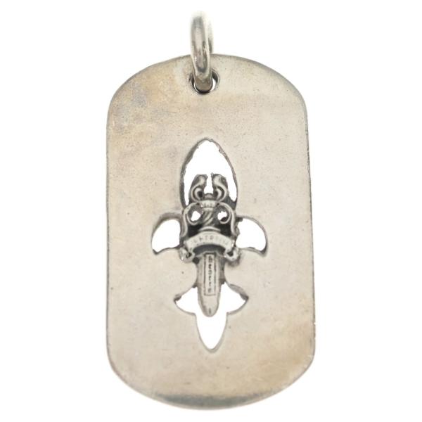 Chrome Hearts フレアダガー ドッグタグ ラージ ネックレストップ CHROME HEARTS（クロムハーツ） D TAG LRG ラージドッグタグ