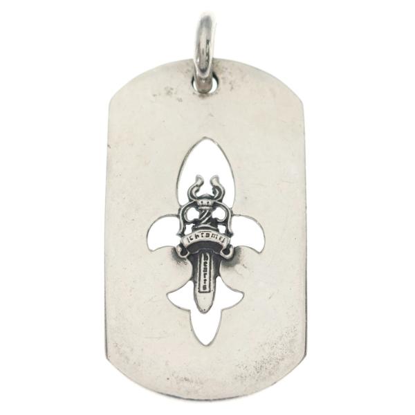 クロムハーツ  D/TAG LRG FLE DAG/フレアダガードッグタグ ラージドッグタグネックレストップ メンズ CHROME HEARTS（クロムハーツ） D TAG LRG FLE DAG フレアダガー