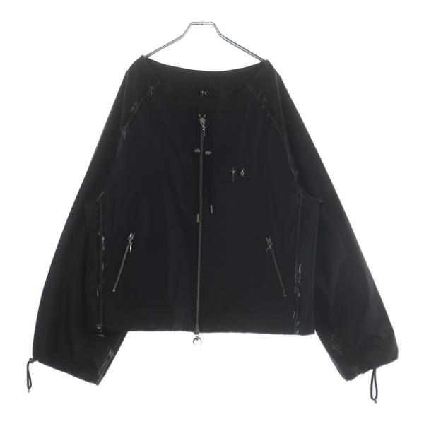 Thug club double zip ボンバージャケット　サグクラブ THUG CLUB サグクラブ Logo Detail Zip Up Jacket TC26JK0202 ロゴ