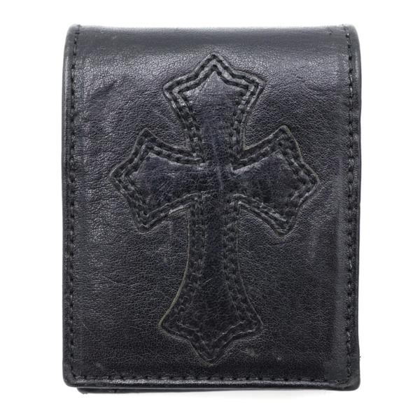 CHROME HEARTS クロムハーツ YY NOTEPAD MEMO HOLDER RHODIA クロスパッチ付き ノートパッド ロディアメモホルダー レザーケース ブラック
