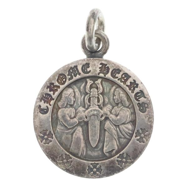 CHROME HEARTS クロムハーツ CHRM ANGL MDL V2 エンジェルメダルチャーム ペンダントトップ シルバーBCA229
