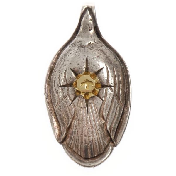 ゴローズ k18付きスプーンネックレス goro's ゴローズ K18付きスプーン ネックレストップ シルバー