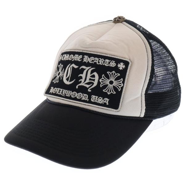 クロムハーツ トラッカー キャップ CH パッチクロスボール付メッシュ 帽子 CHROME HEARTS クロムハーツ TRUCKER CAP トラッカーキャップ CH