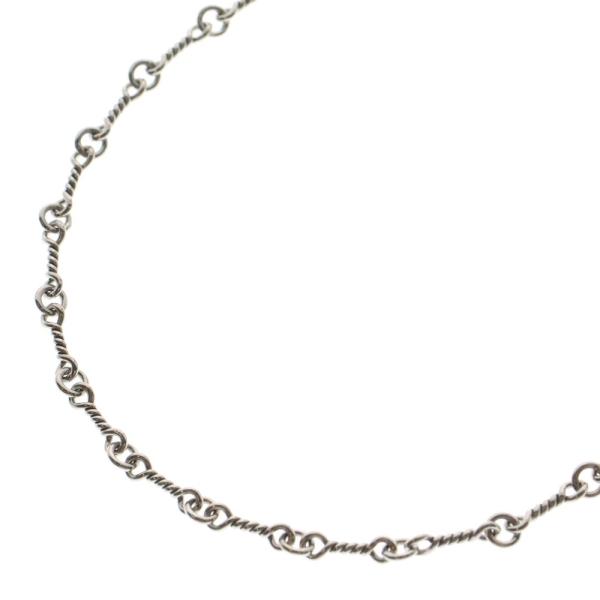 CHROME HEARTS クロムハーツ 18KWG NECKCHAIN T24 ツイスト
