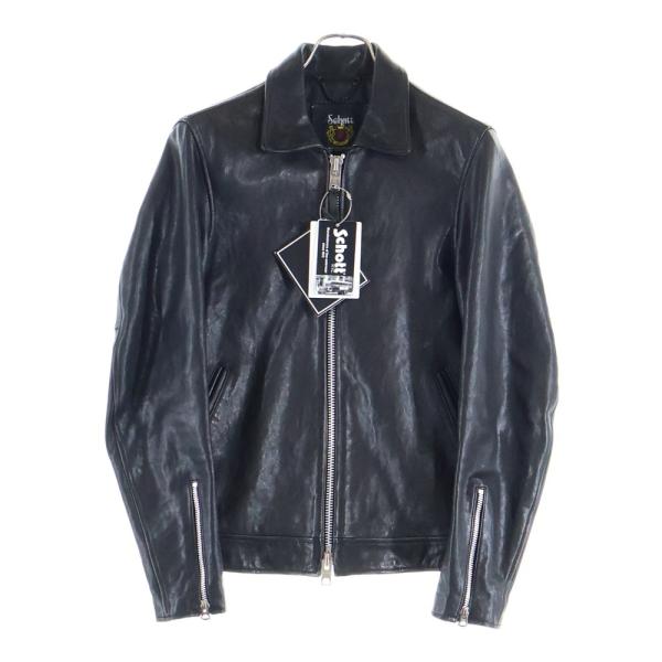 SCHOTT ショット シングルブレスト レザーライダースジャケット