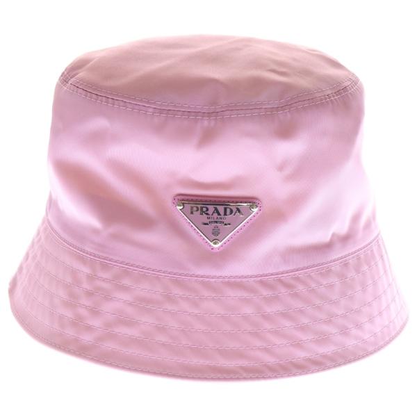 PRADA（プラダ） トライアングルプレートロゴ ナイロンバケットハット