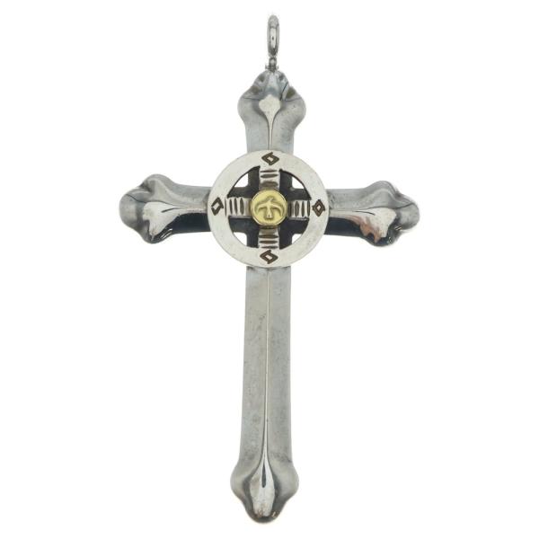 goro's（ゴローズ） メタル付きホイールクロス ペンダントトップ