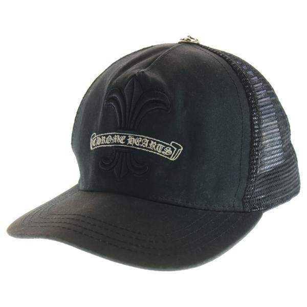 クロムハーツ帽子フロントクロス(スクロールラベル) CHROME HEARTS（クロムハーツ） BS FLARE SCROLL LABEL BSフレア