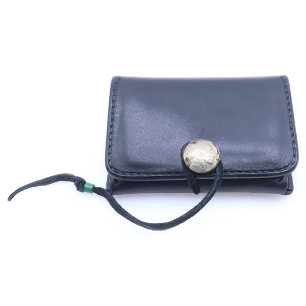 美品✨ goro's ゴローズ 角型小銭入れ ケース 二つ折り財布 黒 shopbring_7125g020093