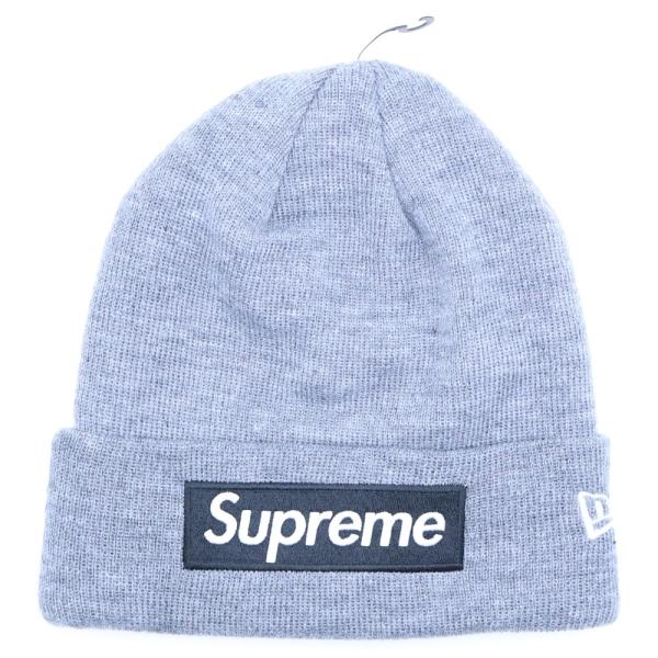 supreme ニット帽 グレー ネイビー Supreme（シュプリーム） 24AW ×New Era Box Logo Beanie ニューエラ
